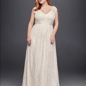 Galina Plus Size Lace Wedding Dress sz 20W Nwt